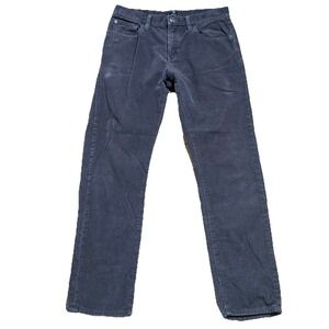 Gap 1969‎ Straight Fit Gray Corduroy 5 Pocket Pants Men's 30x30 (31x29) Casual